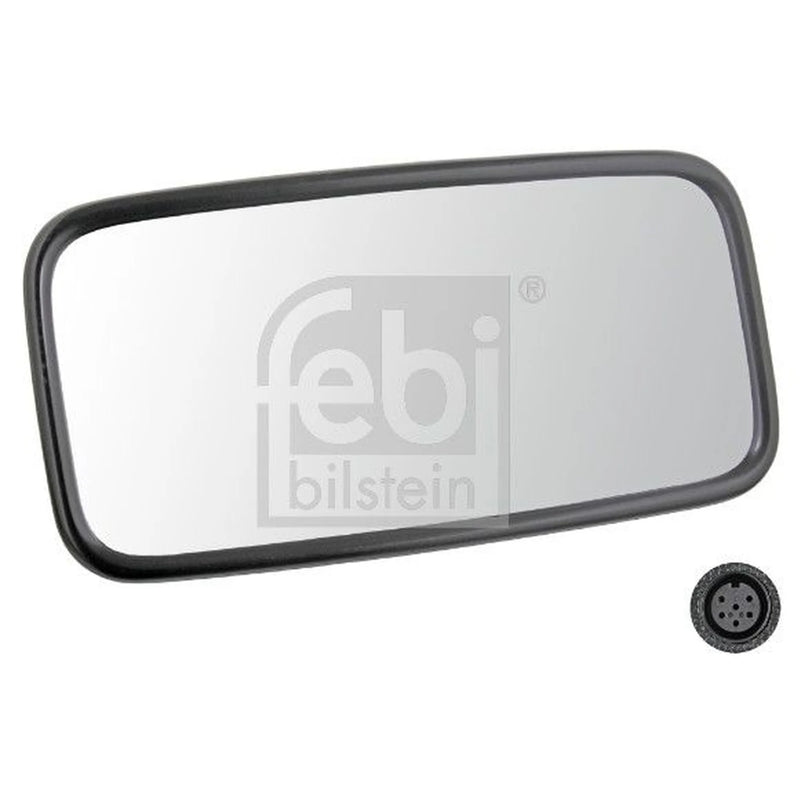 Febi Driver Cab Exterior Mirror Wide 100mm Thick 49986