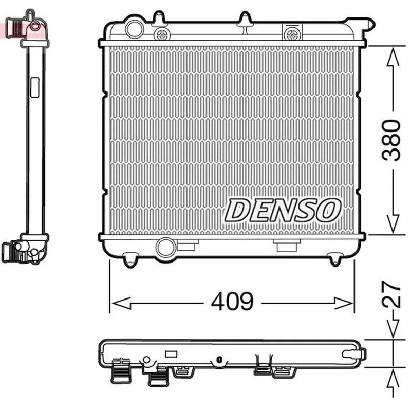 Denso Engine Radiator DRM21024