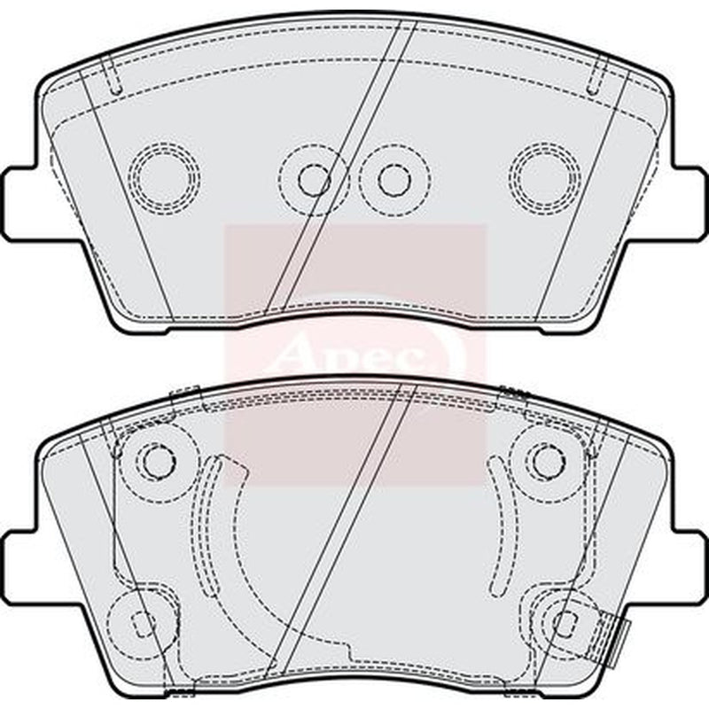 Apec Front Brake Pad Set PAD2262