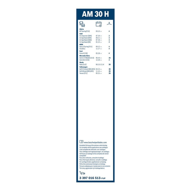 Bosch Aerotwin Wiper Blade 300mm — AM30H