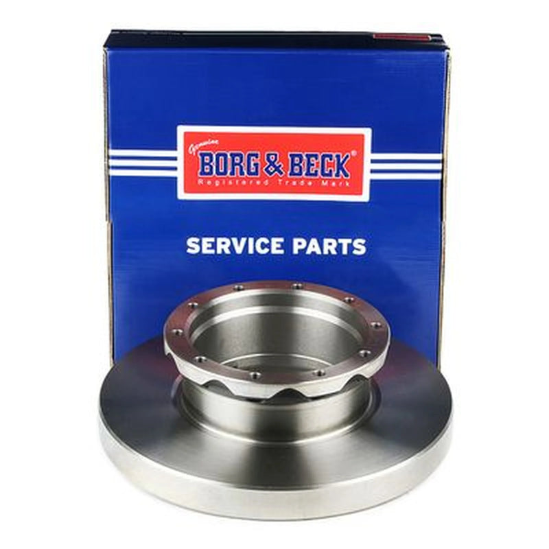 Borg & Beck 2 x Solid Front Brake Discs BBD32993