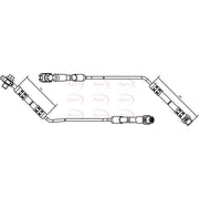 Apec Brake Hydraulic Hose Line Rear Right HOS3156