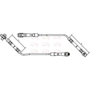 Apec Brake Hydraulic Hose Line Rear Right HOS3156
