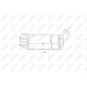 NRF Intercooler (Charge Air Cooler) 30894