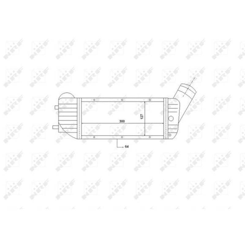 NRF Intercooler (Charge Air Cooler) 30894
