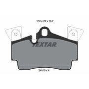 Textar Rear Brake Pad Set 2401001