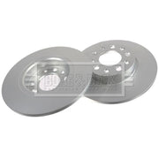 Borg & Beck 2 x Solid Rear Brake Discs BBD5204