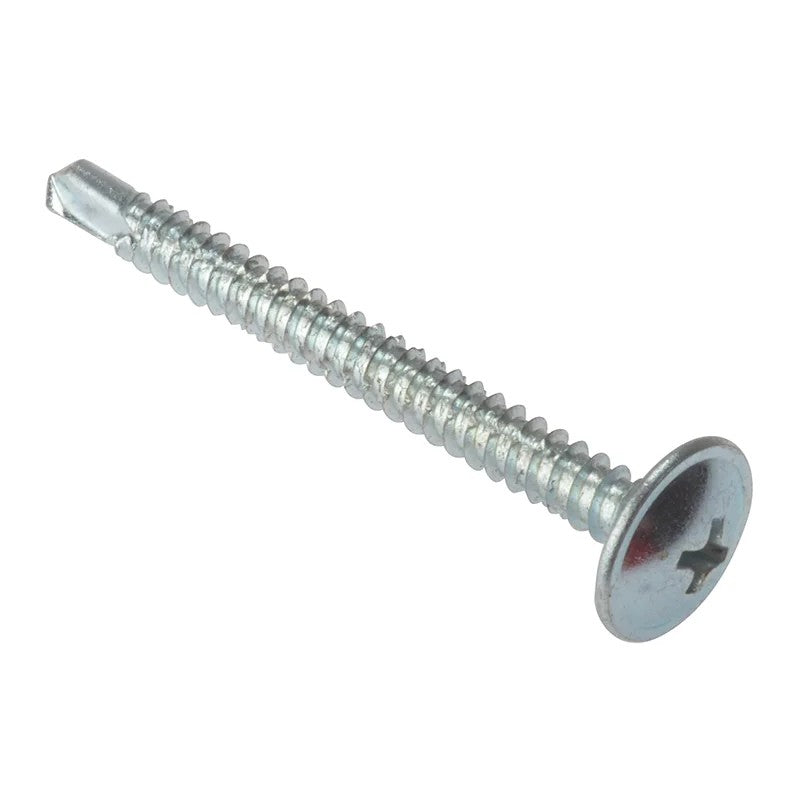 ForgeFix Baypole Self-Drill Screw Phillips Wafer Head ZP 4.8 x Box 100 60-100mm