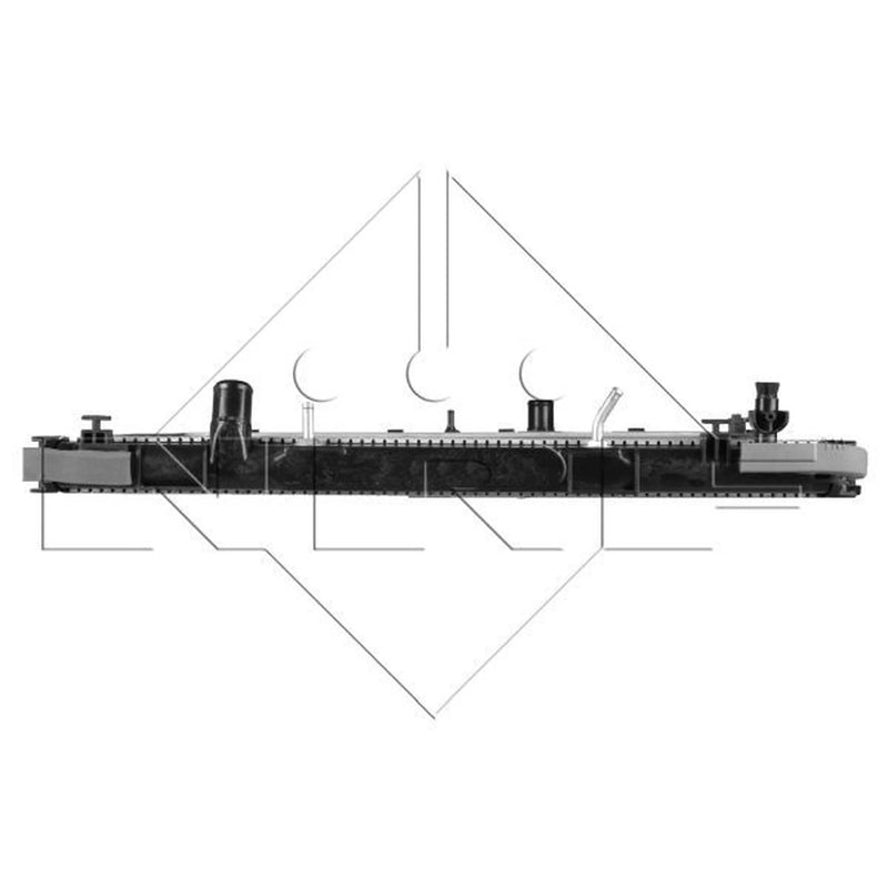 NRF Engine Radiator 59080