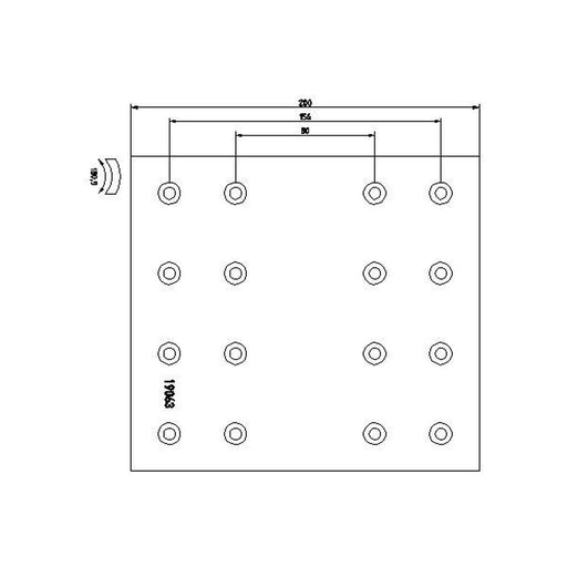 DON Don Cv Brake Lining Set DF48491S7203