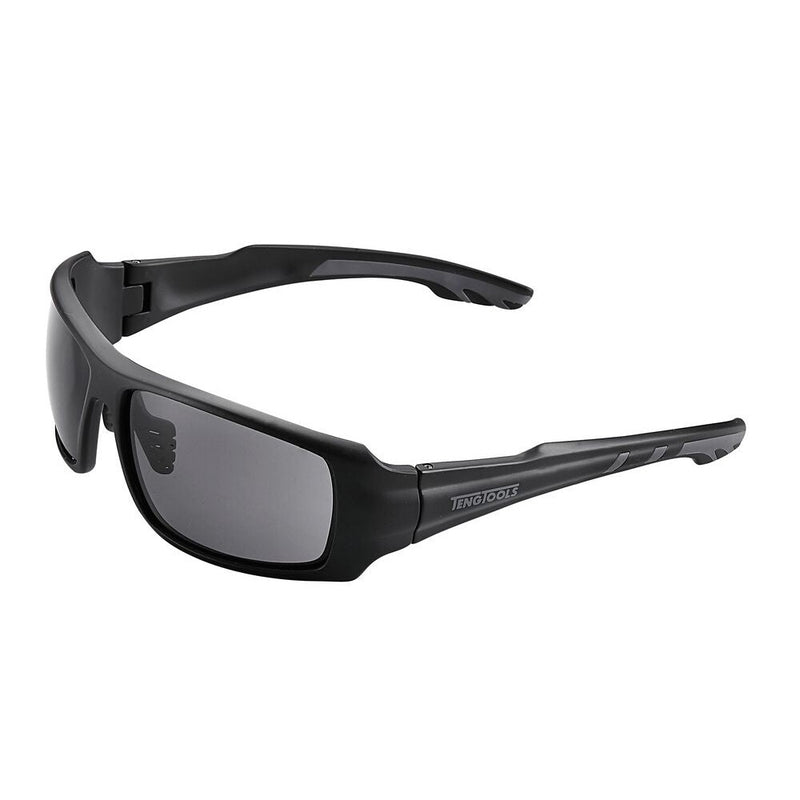 Teng Tools Safety Glasses Red Frames Grey Lens P-SG01