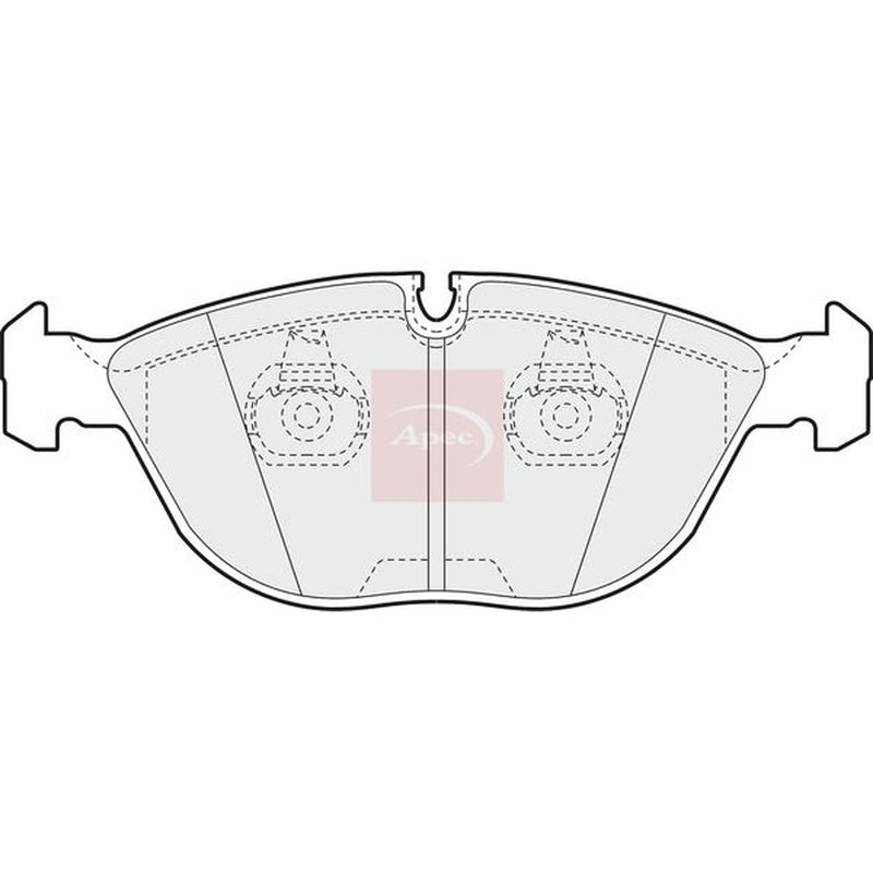 Apec Front Brake Pad Set PAD944
