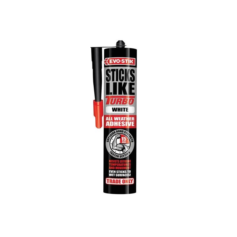 Evo-Stik Sticks Like Turbo White 290ml - 30614238