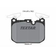 Textar Front Brake Pad Set 2502801