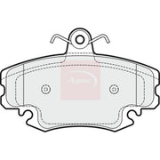 Apec Front Brake Pad Set PAD1658