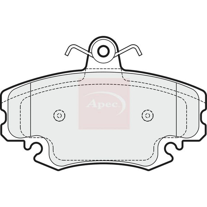 Apec Front Brake Pad Set PAD1658