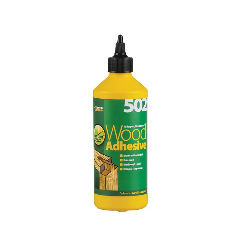 Everbuild Sika 502 All Purpose Waterproof Wood Adhesive 500ml - 482247