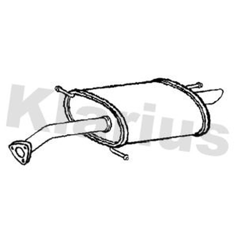 Klarius Box With Tail Pipe Rear CL347X