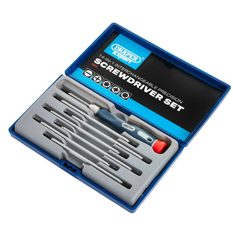 Draper Expert Reversible Precision Screwdriver Set 14 in 1
