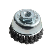 Lessmann Knot Cup Brush 65mm M14x2.0, 0.35 Steel Wire - 482.117