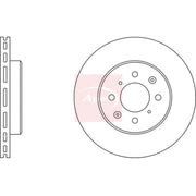 Apec 2 x Vented Front Brake Discs DSK521