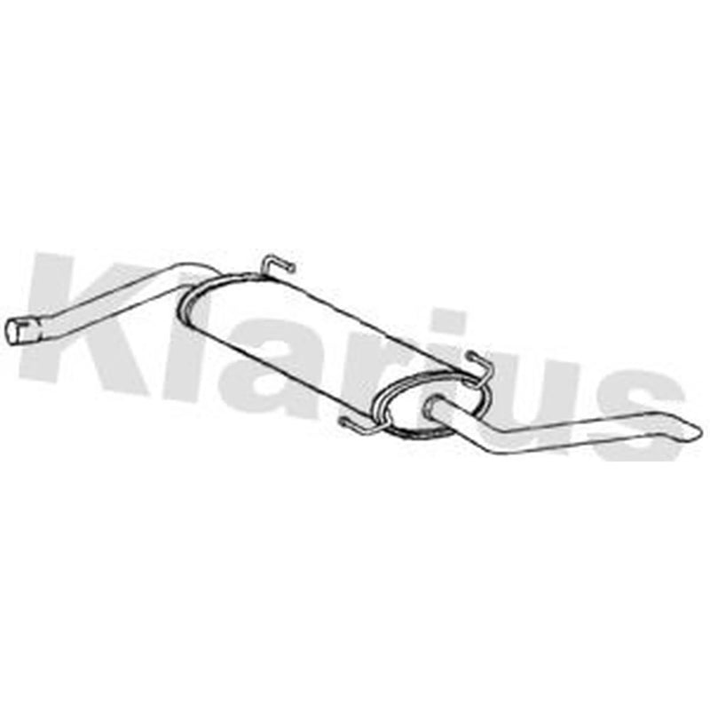 Klarius Box With Tail Pipe Rear CN814V 1614075080 CN814V