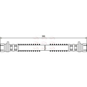 Apec Brake Hydraulic Hose Line Front HOS3180
