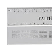 Faithfull Aluminium Rule 300mm / 12in - FAIRULE300