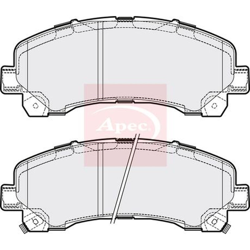 Apec Front Brake Pad Set PAD1736