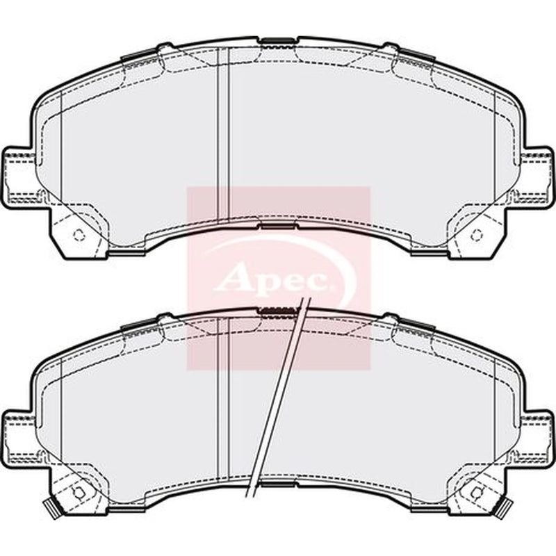 Apec Front Brake Pad Set PAD1736