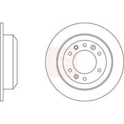 Apec 2 x Solid Rear Brake Discs DSK2564
