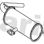 Klarius Box With Tail Pipe Rear SZ127M