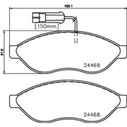 DON Front Brake Pad Set PCP1639