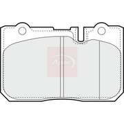 Apec Front Brake Pad Set PAD1049