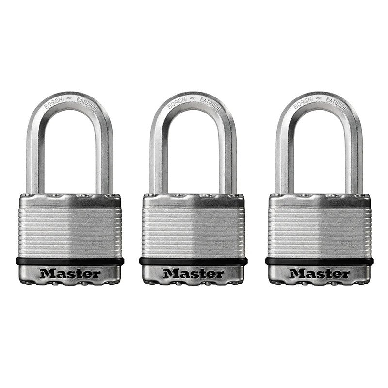 Master Lock Excell™ Laminated Steel 50mm Padlock - 38mm Shackle - Keyed Alike x