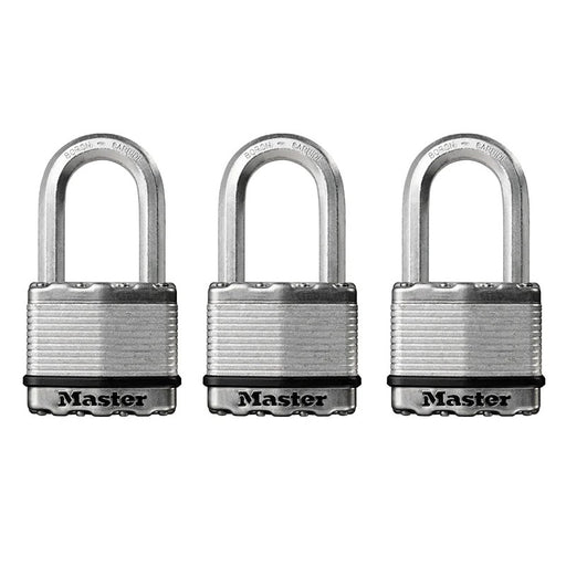 Master Lock Excell™ Laminated Steel 50mm Padlock - 38mm Shackle - Keyed Alike x