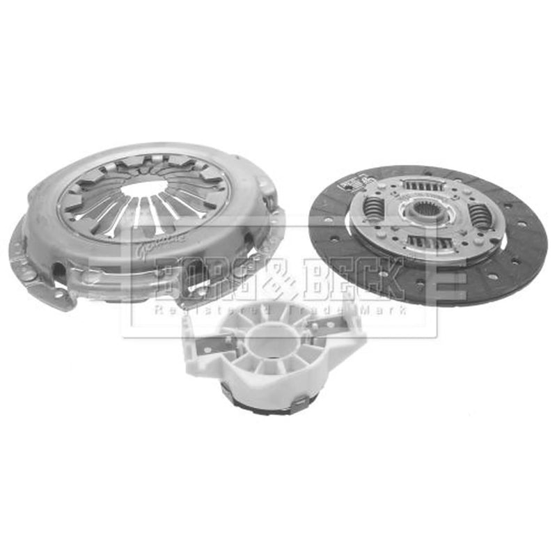 Borg & Beck Clutch Kit Set 3pc 200mm HK7751