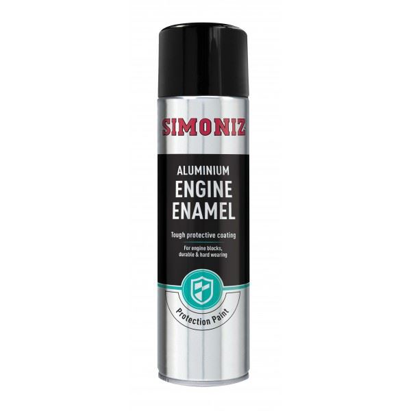 Simoniz Enamel Matt Aluminium Engine Spray Paint 500ml