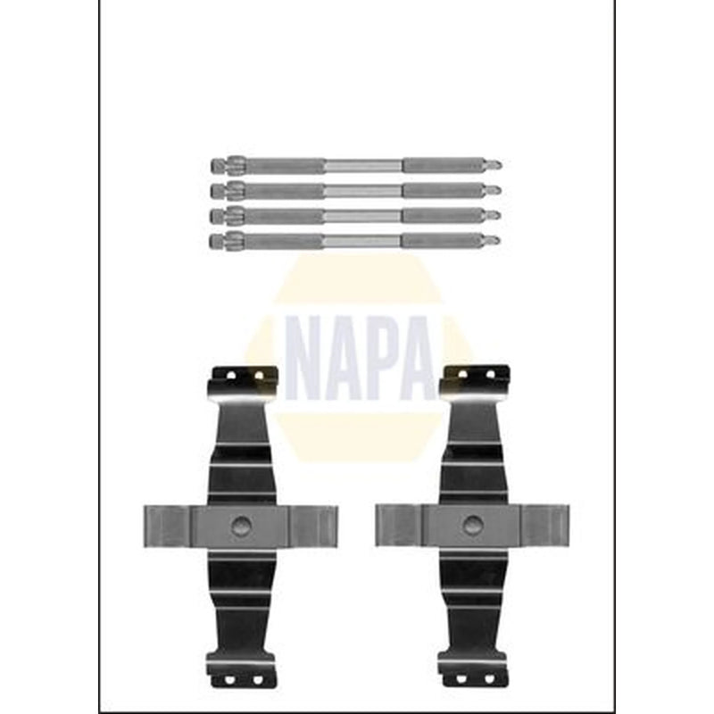 NAPA Brake Pad Accessory Fitting Kit Front NFK1222