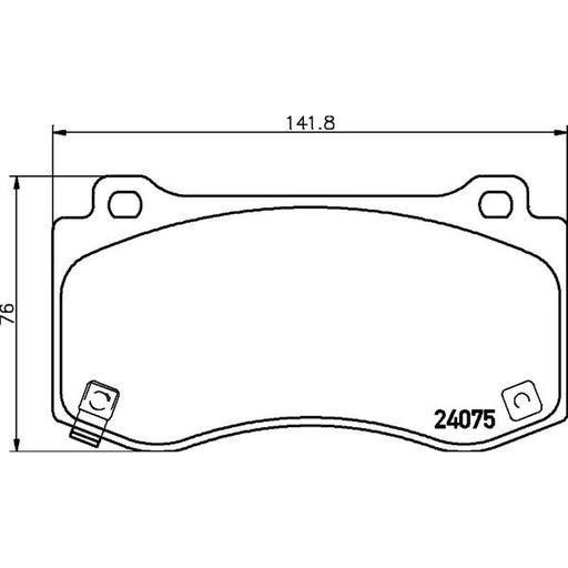 Mintex Front Brake Pad Set MDB2996