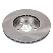 Febi 2 x Internally Vented Front Brake Discs 24749
