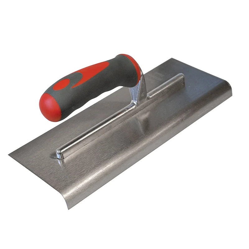Faithfull Edging Trowel Soft Grip Handle 11 x 4.3/4in - FAISGTEDGE11