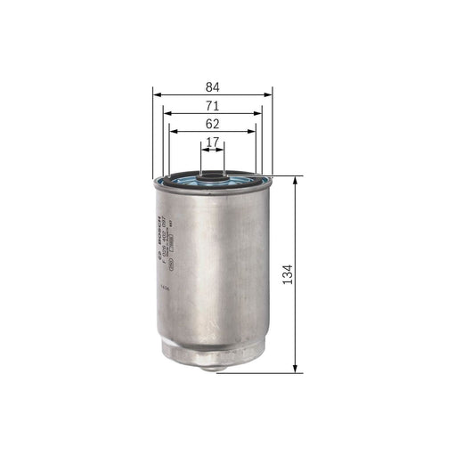 Genuine Bosch Car Fuel Filter N2097 F026402097 Bosch  - Town Parts