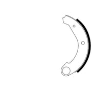 Mintex Brake Shoe Set Axle Kit MSK284