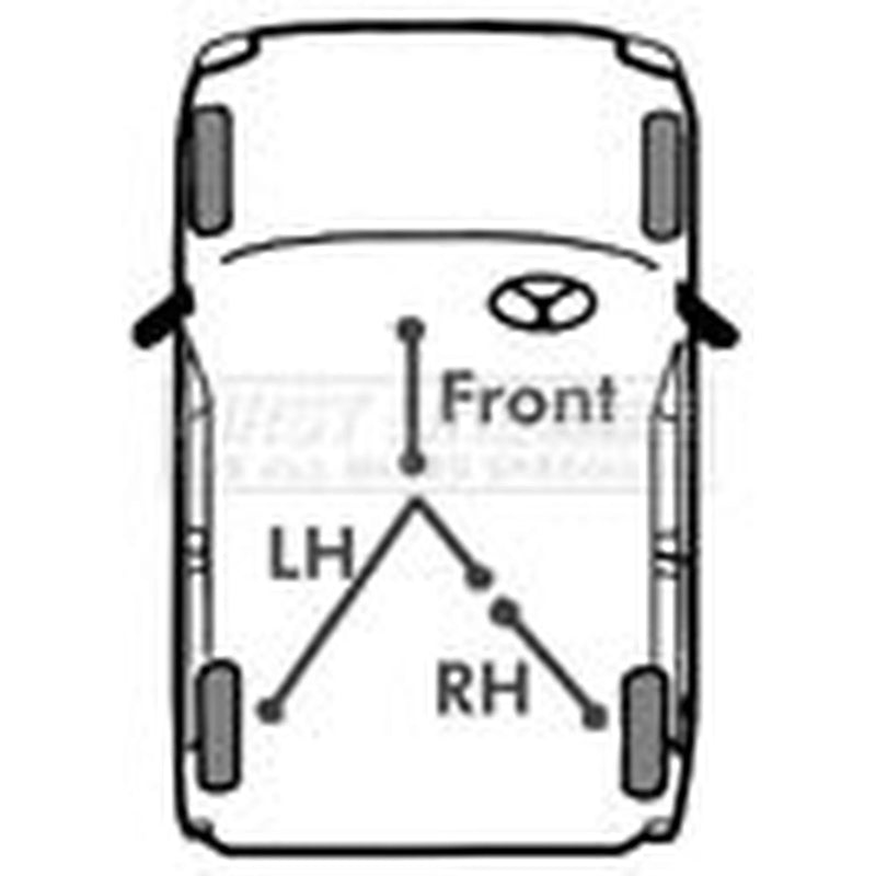 First Line Handbrake Cable Right Rear FKB3455