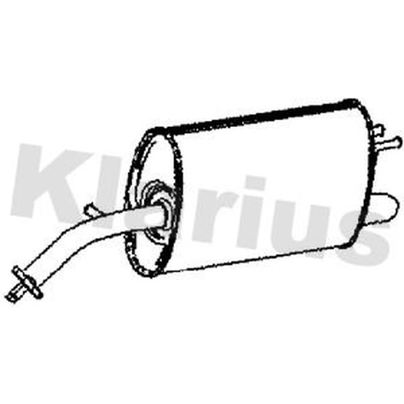 Klarius Box With Tail Pipe Rear CV13D