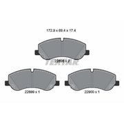 Textar Front Brake Pad Set 2289801