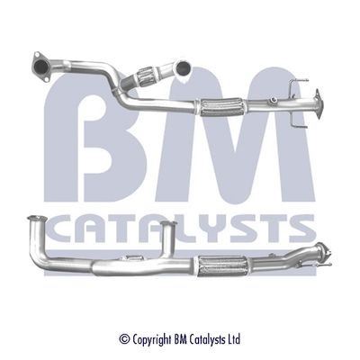 BM Catalysts BM70428 Exhaust Pipe Front Stainless Steel Fits Mitsubishi FTO BM - Town Parts