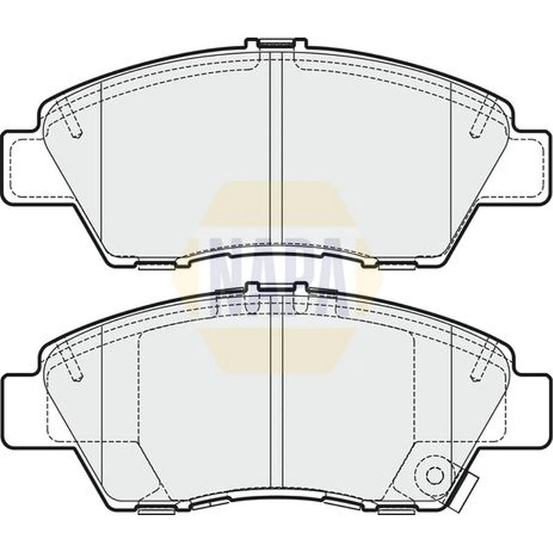 NAPA Front Brake Pad Set NBP1406