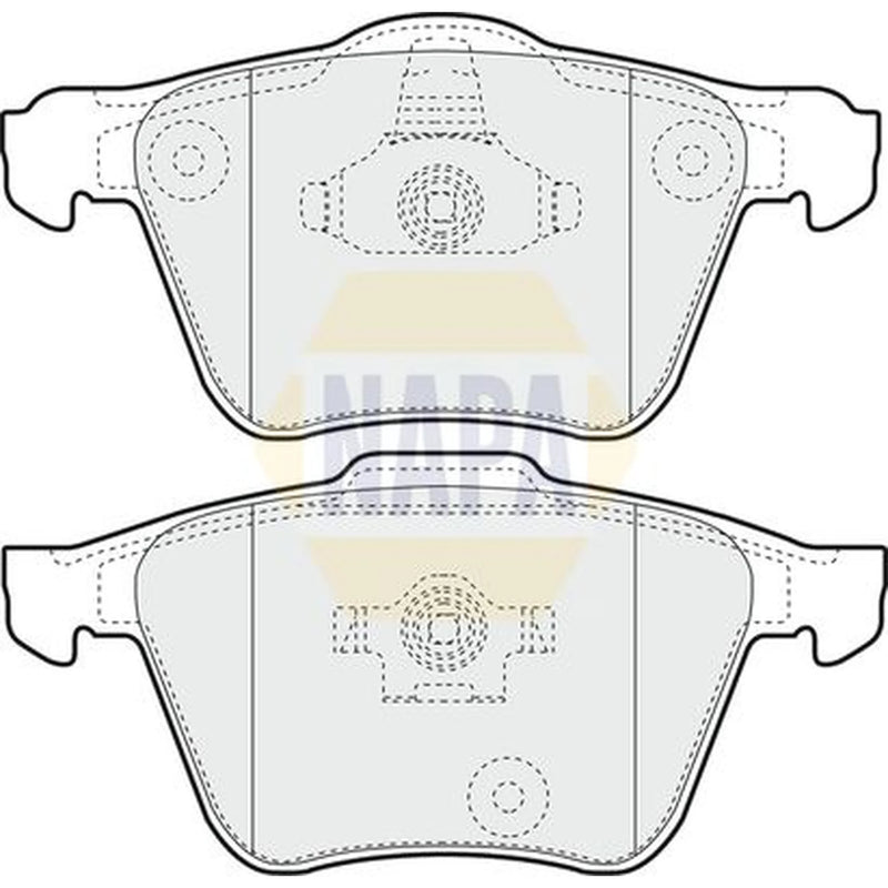 NAPA Front Brake Pad Set NBP1390